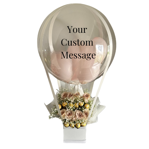 Chocolate and Roses Balloon Box